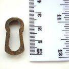 ORIGINAL ANTIQUE BRASS FURNITURE ESCUTCHEON KEYHOLE KEY HOLE Z14