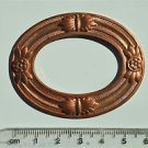 Beautiful original antique copper furniture mirror box mount QP7
