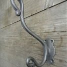 A STYLISH ANTIQUE STYLE TRUNK DOUBLE COATHOOK CAST IRON COAT HOOK RACK R4