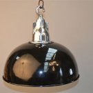 FANTASTIC TORNADO CEILING LIGHT BLACK WITH POLISHED ALUMINIUM LAMP RETRO PENDANT