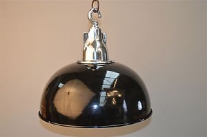 FANTASTIC TORNADO CEILING LIGHT BLACK WITH POLISHED ALUMINIUM LAMP RETRO PENDANT