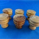 SET OF 6 CLASSIC VICTORIAN STYLE CHEST OF DRAWERS KNOBS HARDWOOD DRAWER KNOB SK3