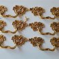 6 superb large solid brass Rococo drawer handle Louis XV furniture pull 2005