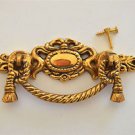 Regency brass rope swag drawer handle draw pull desk chest cabinet 2020