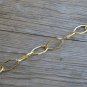 1 METER OF GOTHIC BRASS PLATED HANGING LIGHT CHAIN CHANDELIER PENDANT LAMP CHAIN
