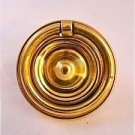 CLASSIC QUALITY BRASS ANTIQUE STYLE FRET FURNITURE DRAWER PLATE PULL HANDLE W75