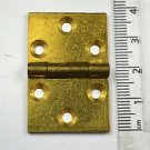 A small square brass vintage Pembroke table flap hinge card table hinge P29