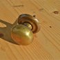 VICTORIAN STYLE BRASS MUSHROOM KNOB PINE DRESSER HANDLE PULL SCREW IN WH26