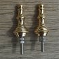 Pair of superb quality antique brass furniture clock finial vase shape finial Z8