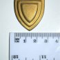 Original antique cast brass furniture mount mirror cartouche emblem RM2