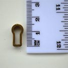 ORIGINAL ANTIQUE BRASS FURNITURE ESCUTCHEON KEYHOLE KEY HOLE Z19