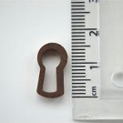 ANTIQUE STYLE BRASS FURNITURE ESCUTCHEON KEYHOLE KEY HOLE RZ4