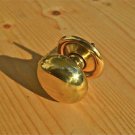 LARGE VICTORIAN STYLE BRASS MUSHROOM KNOB PINE DRESSER HANDLE PULL SCREW IN WH29