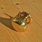 LARGE VICTORIAN STYLE BRASS MUSHROOM KNOB PINE DRESSER HANDLE PULL SCREW IN WH29