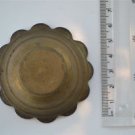 Original antique pressed brass furniture mount light lamp part fitting T27