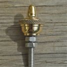 Superb quality antique brass furniture clock finial rope edge finial Z3