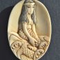 Hand carved mermaid pendant South seas island pendent charm sailor necklace M3