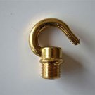 BRASS BULB HOLDER LAMPHOLDER SCREW IN 1/2 INCH HOOK CHAIN LIGHT CEILING LAMP Y1