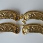 4 brass antique cup drawer handle dresser draw pull handle c/w screws 2002