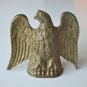 Beautiful original antique Regency brass eagle finial clock mount furniture G11