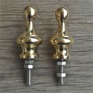 A pair superb quality antique brass furniture clock finial vase shape finial Z15