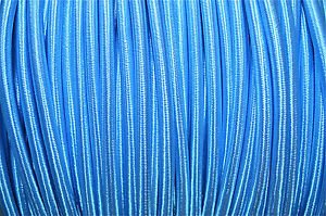 1 METER BLUE SILK COVERED 3 CORE LIGHT FLEX WIRE BRAIDED CORD HANGING LAMP B13