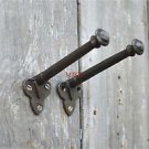A pair stylish long Arts and Crafts coathook top hat hook door hanging coat WH53