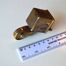 Good quality brass furniture castor square nose foot antique caster wheel c5