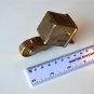Good quality brass furniture castor square nose foot antique caster wheel c5