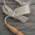 TURNED LIGHT PULL TOILET PULL HANGING ROPE PULL ENGLISH MADE