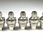5 NICKEL BAYONET FITTING BULB HOLDER CORD GRIP LAMP HOLD EARTHED SHADE RING SR4