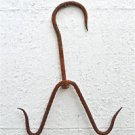 ANTIQUE WROUGHT IRON ABATTOIR MEAT HOOK BARN HANGER BARN FIND HANGING HOOK