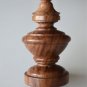 A superb 5 3/4 inch antique hardwood turned finial furniture clock mirror F5