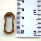 ORIGINAL ANTIQUE BRASS FURNITURE ESCUTCHEON KEYHOLE KEY HOLE Z11