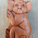 LOVELY HANDCARVED HARDWOOD KOALA PUZZLE BOX SECRET BOX