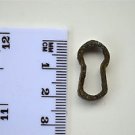 ORIGINAL ANTIQUE BRASS FURNITURE ESCUTCHEON KEYHOLE KEY HOLE Z2