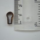 ORIGINAL ANTIQUE BRASS FURNITURE ESCUTCHEON KEYHOLE KEY HOLE RZ22