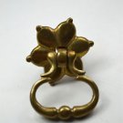 A solid brass vintage furniture handle P21