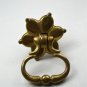 A solid brass vintage furniture handle P21