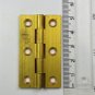 A brass vintage butt hinge table hinge box chest door P34