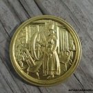 VICTORIAN BRASS FURNITURE MOUNT G2 SPINNING WHEEL