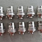 10 NICKEL BAYONET FITTING BULB HOLDER LAMP HOLDER EARTHED C/W SHADE RING 10MM L1
