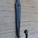A 4.5 INCH BLACK IRON ANCIENT ENGLISH DESIGN COAT HOOK DOOR HANGER HOOK OB4