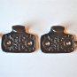 Pair or Victorian style cast iron sash window pull handle lifter with screws GW1