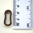 ORIGINAL ANTIQUE BRASS FURNITURE ESCUTCHEON KEYHOLE KEY HOLE Z17