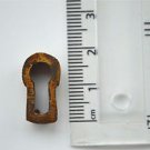 ORIGINAL ANTIQUE BRASS FURNITURE ESCUTCHEON KEYHOLE KEY HOLE RZ6
