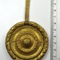 Vintage gilded brass Regency furniture handle drawer ring pull P11