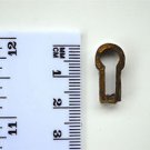 ORIGINAL ANTIQUE BRASS FURNITURE ESCUTCHEON KEYHOLE KEY HOLE Z6