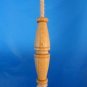 LOVELY SOLID OAK TURNED LIGHT PULL TOILET PULL HANGING ROPE PULL ENGLISH MADE