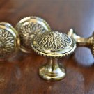 Set 4 Regency screw in brass furniture drawer door knob handle 1 1/2 inch 2015